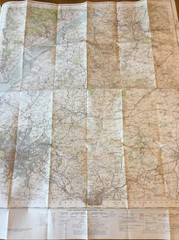 1953 Ordnance Survey One Inch Seventh Series Map 156 Bristol And Stroud