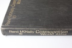 Vintage Rand McNally Cosmopolitan World Atlas 1972 Maps Globe World US Hardback