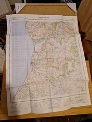 Ordnance Survey Map Of Great Britian – ABERYSTWYTH – 1966 – 1/63360