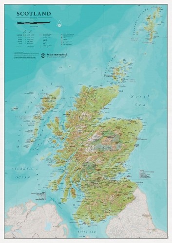 Scotland Leisure Wall Map (Map) (UK IMPORT)