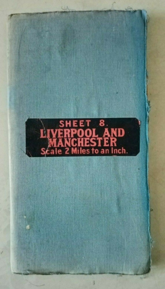 BARTHOLOMEW’S REDUCED O/S OF ENGLAND AND WALES SHEET 8. LIVERPOOL AND MANCHESTER