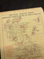 Vintage Ordnance Survey Map 7th series One Inch Cloth Mounted Pwllheli 1964