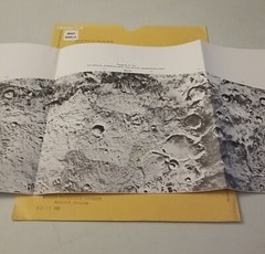 USGS NASA Photomosaic Map of the Mare Australe D Quadrangle of Mars w/Sleeve