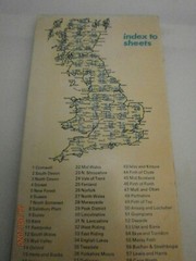 Vintage Map Bartholomew Half Inch Map Series Teesdale No: 35 Dated 1971