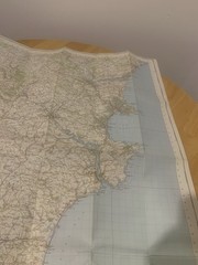 Ordnance Survey One Inch Map 188 Seventh series Torquay 1961 Cloth Map