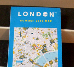 PAPERBACK MAP (LONDON STREET MAP – BT LONDON LIVE 2012 GAMES) NEW/COLLECTIBLE