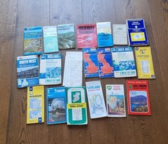 260 x Maps Job Lot Ordnance Survey, Some Vintage All Shown In Photos Huge Bundle