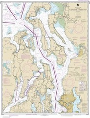 Puget Sound-northern part | Waterproof NOAA Chart 18441
