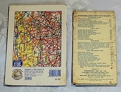 Vintage 1960’s Geographica Road Map Sussex & A-Z Croyden, Purley, Sutton 2001