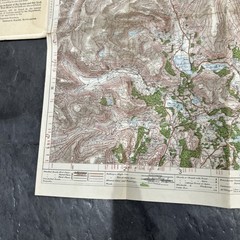 Ordnance Survey 13 Large Sheet Series One Inch 3rd Edn Ullswater & Ambleside