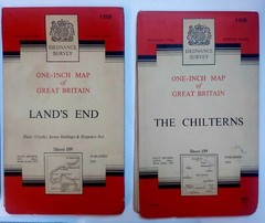 5 x UK Ordnance Survey Road Maps Vintage 1970s/70s Inc. Lands End & Torquay. VGC