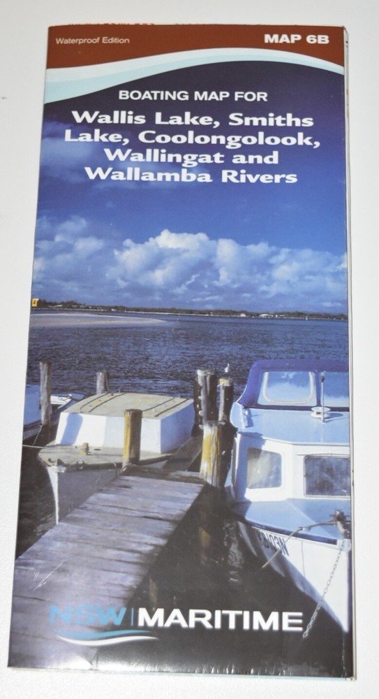 NSW MARITIME BOATING MAP (2006) – Wallis Lake, Smiths Lake, Coolongolook River