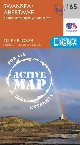 Swansea, Neath and Port Talbot (Map) OS Explorer Active Map