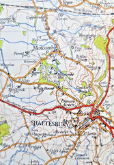 Frome National Grid Map 166, 1946, Trowbridge, Shaftesbury, Wells, Westbury