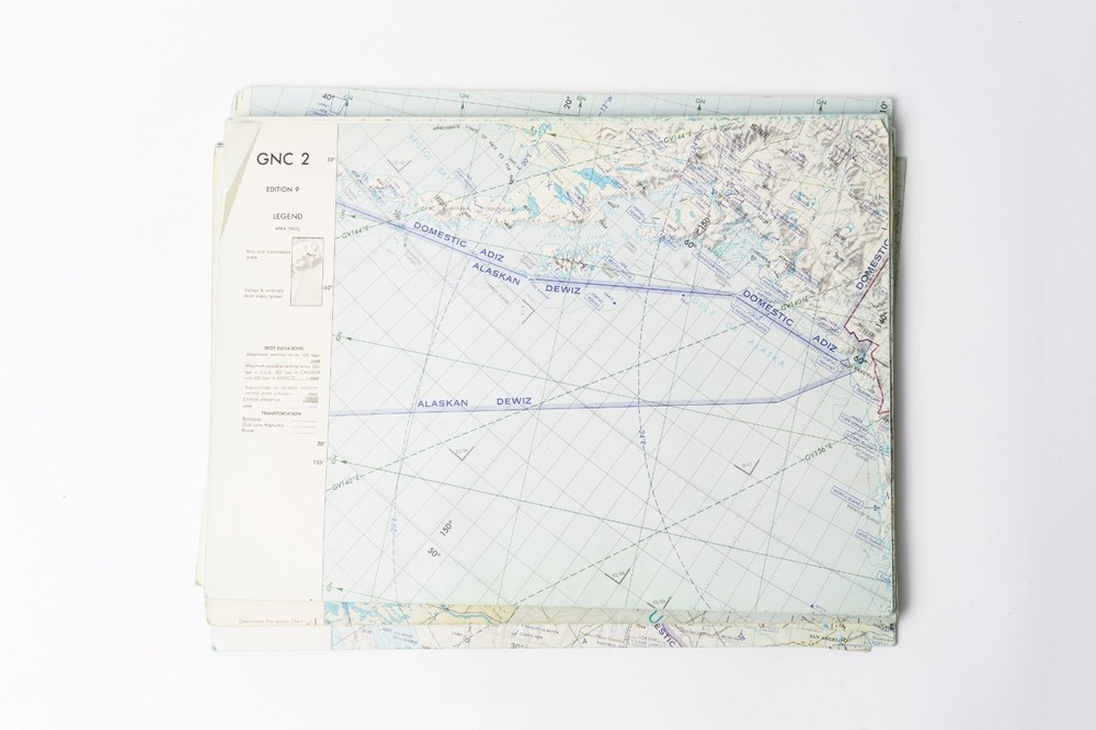 Vintage GNC Aviation Chart Set – Lot of 8 (1970s–1980s) | Global Navigation Char