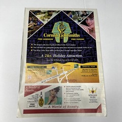 Vintage Cornwall Tourist Board Street Plans Road Map 1990’sTourist/Visitor Promo