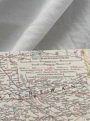 Vintage National Geographic Map Northwestern United States April 1960