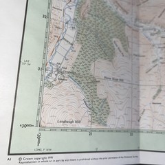 Vintage Ordnance Survey Pathfinder Innerleithen 1991 Map 460