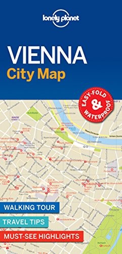 LONELY PLANET VIENNA CITY MAP *Excellent Condition*