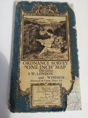 Vintage Ordnance Survey 5th Ed, One Inch Cloth Map, S W London & Windsor, 1934