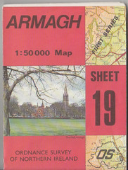 Ordnance Survey of Northern Ireland 1:50,000 Map First Series Sheet 19: Armagh