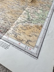 Bartholomew’s Map Tweeddale Berwick Vintage 60s 1961 Paper ½” Free Post UK