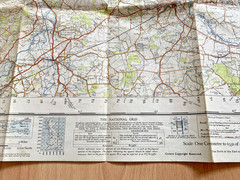 Ordnance Survey Sheet 159 The Chilterns One Inch New Popular Series Map 1940s