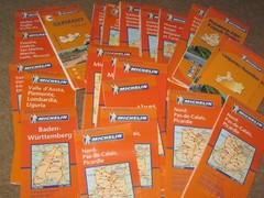 Michelin Regional Maps – France, Belgium, Germany, Italy – 2003-2013