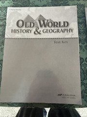 Rebecca Fourth Edition, Old World, History, And Geography With Quiz And Test Key