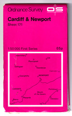 CARDIFF & NEWPORT – Ordnance Survey Map