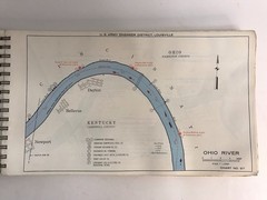 1963 U.S. Army Engineer District Navigation Charts Ohio River Foster KY Cairo IL