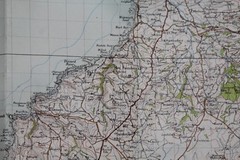 Ordnance Survey – One Inch Cloth Map – Bude – Sheet 174 – 1946