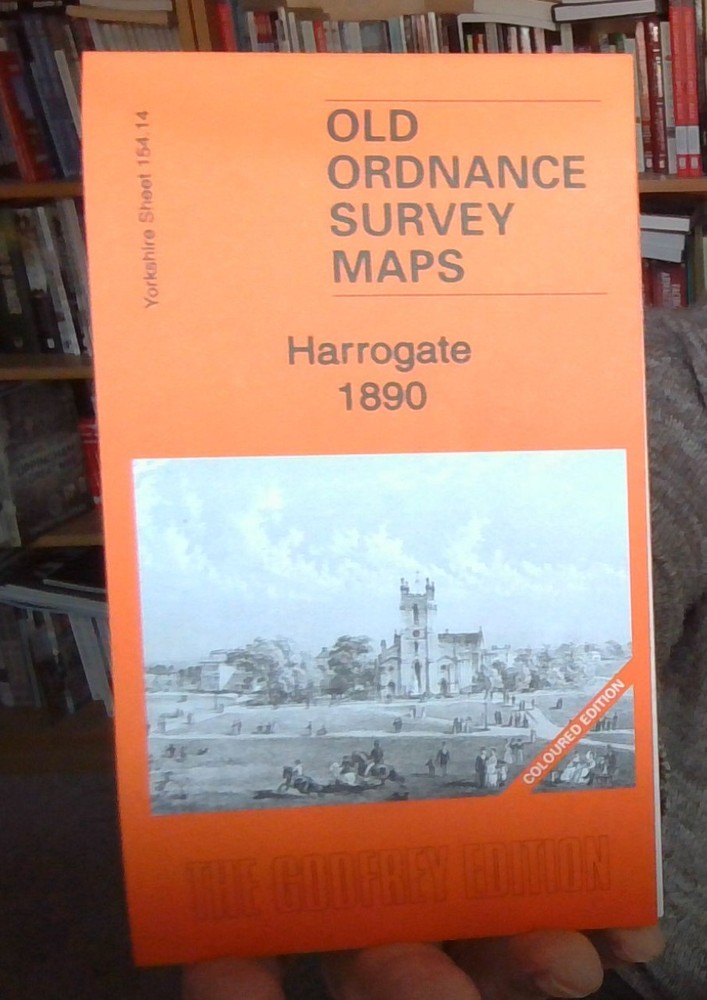 MAP OF Harrogate 1890 (Coloured) Yorkshire Sheet 154.14 NEW 9781847848635