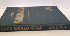 Vintage Goode’s World Atlas Rand McNally 9th Edition Hardcover Published in 1953