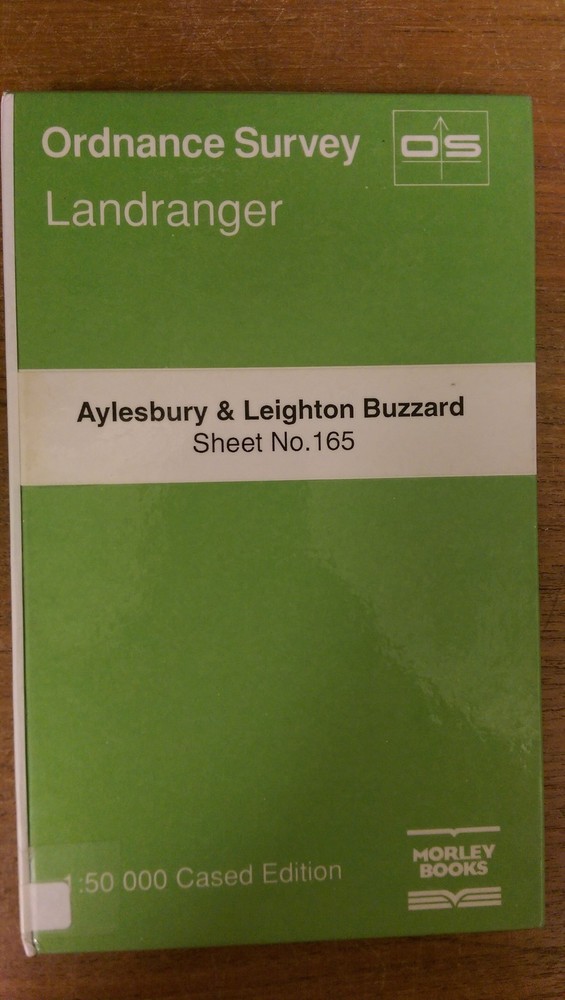 Aylesbury + Leighton Buzzard: Ordnance Survey Landranger Map 1:50000 #165 (M10)