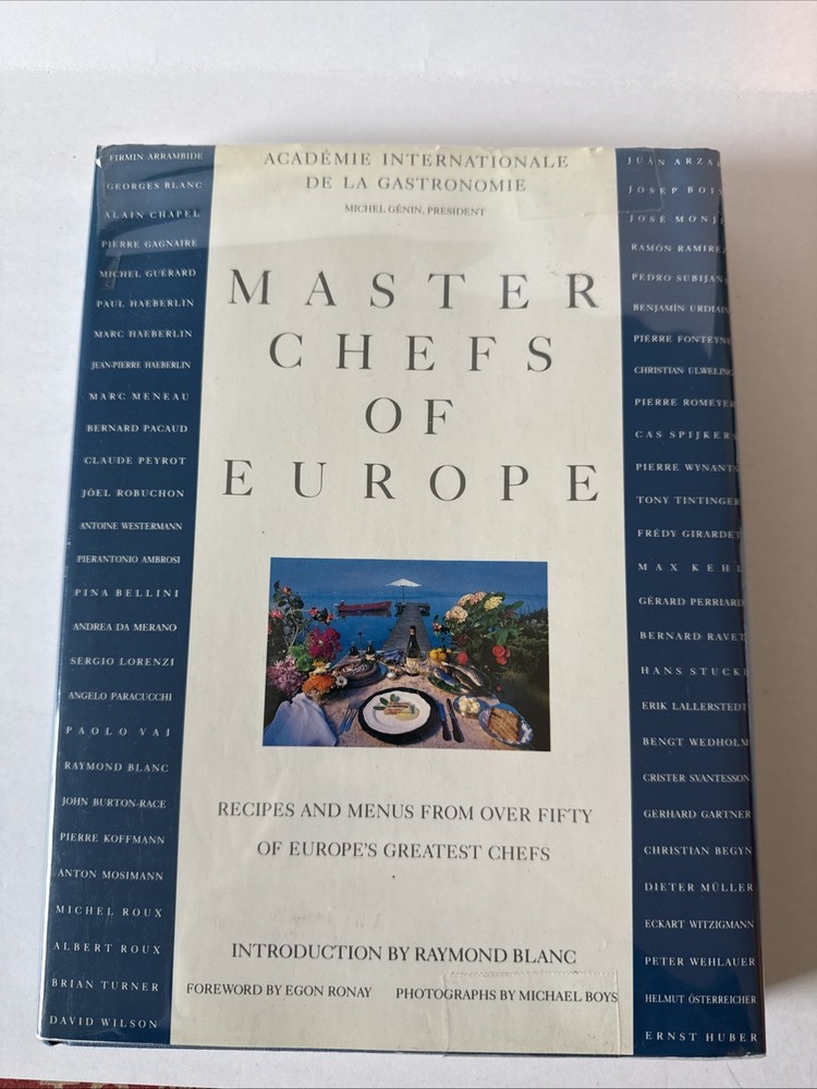 Master Chefs Of Europe by Ronay, Egon Hardback Book The Fast Free Shipping