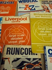 A Collection Of A To Z Street Atlases And Street Plans Liverpool,Manchester Etc