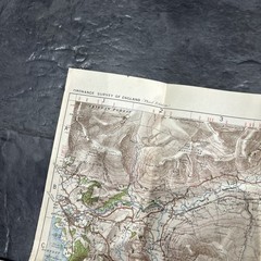 Ordnance Survey 13 Large Sheet Series One Inch 3rd Edn Ullswater & Ambleside