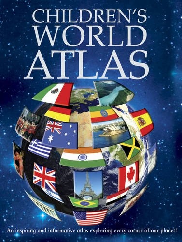 Children’s World Atlas (Encyclopedia 128) by Igloo Books Ltd Hardback Book The