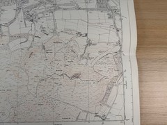 Vintage 1958 Ordnance Survey Map NT 26 NW Midlothian Colinton Pentland Hills 6″