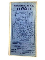 4 Bartholomew’s Tourist & Cyclists Reduced Survey Maps 1900-1930’s on Cloth