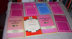 Fifty SCOTLAND ORDNANCE SURVEY MAPS 1:50 000 1956-1986 Many ex-library
