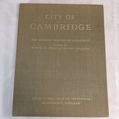 City Of Cambridge Map Showing Position Of Monuments Royal Commission England