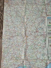 Vintage France Folding Map 1964