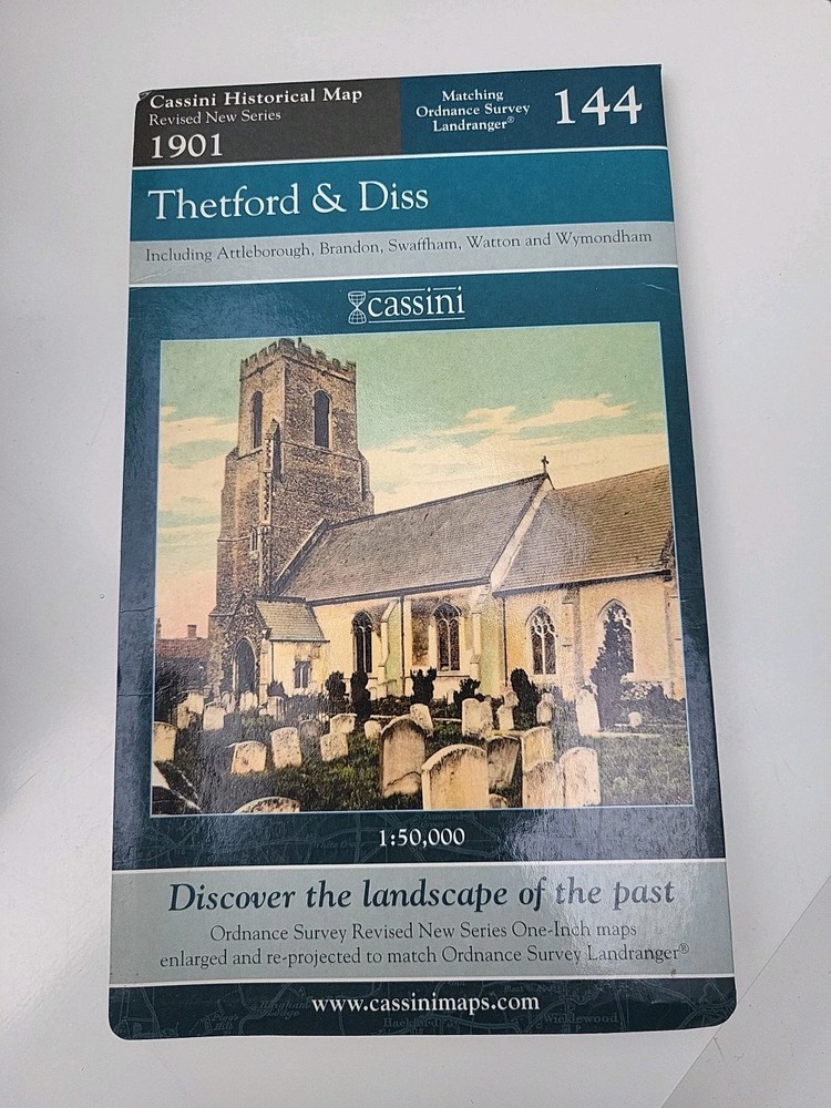 Cassini Historical Map No. 144 Revised New Series THETFORD & DISS