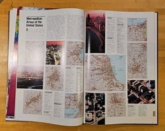 Atlas Of North America- Space Age Portrait National Geographic