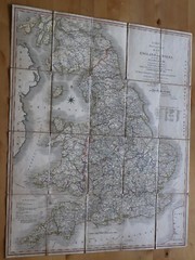 Antique Cary’s Reduction of his Large Map of England & Wales, Scotland 1823