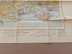 Vintage Ordanance Survey Map England, South Sheet 11 published 1945