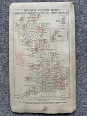 One Inch Ordnance Survey Map Sheet 132 Coventry & Rugby – paper – published 1961