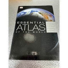 DK Essential Atlas of the World Reference Book Paperback Maps Geography Index